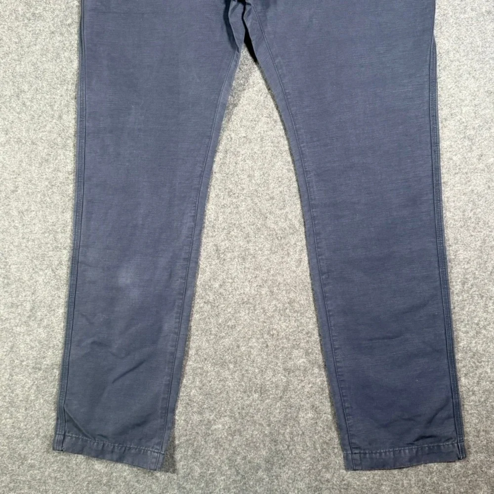 Taylor Stitch The Morse Pant Navy Slub Linen Organic Cotton Chino 38x33 NWT